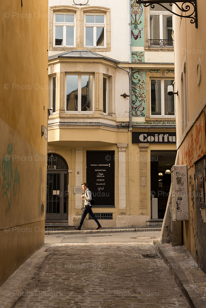 Man walking on the street