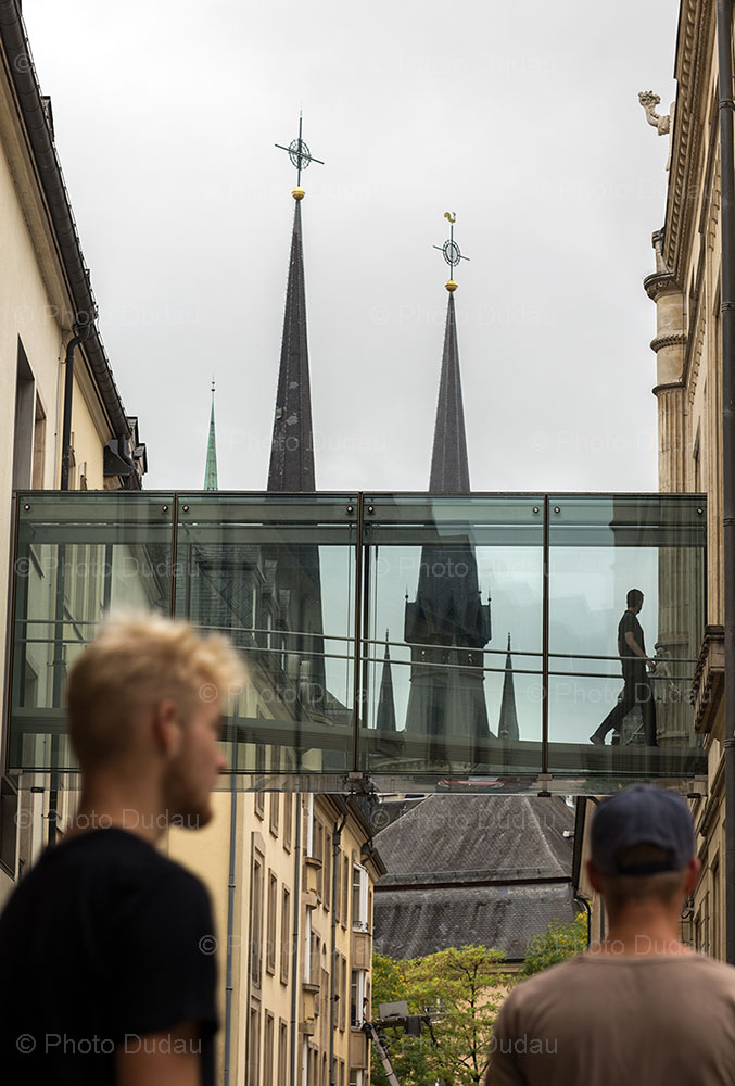Luxembourg city street life