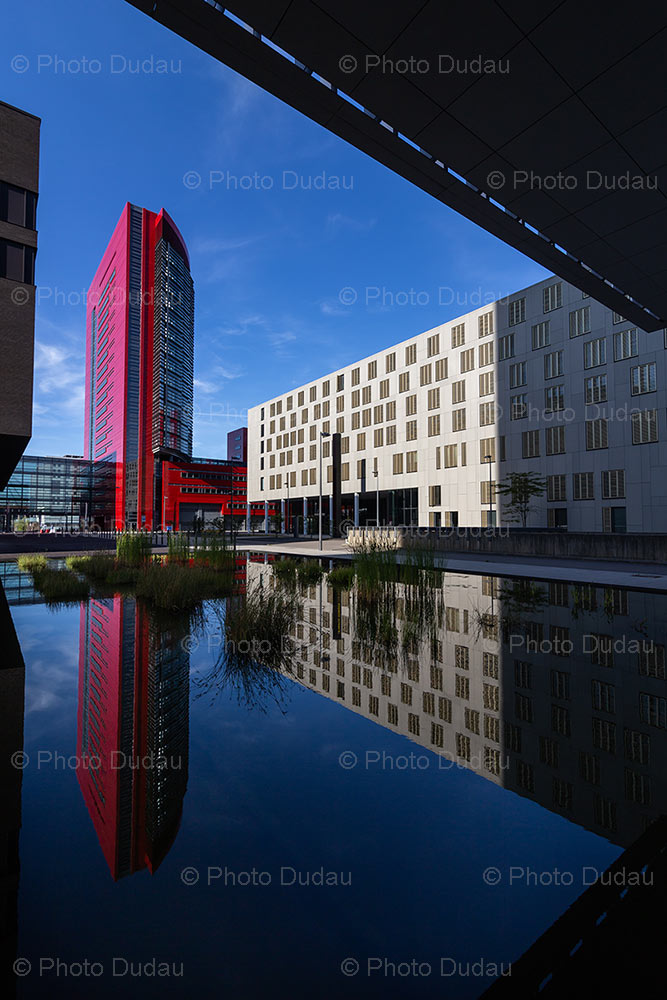 Modern architecture in Belval, Esch-sur-Alzette