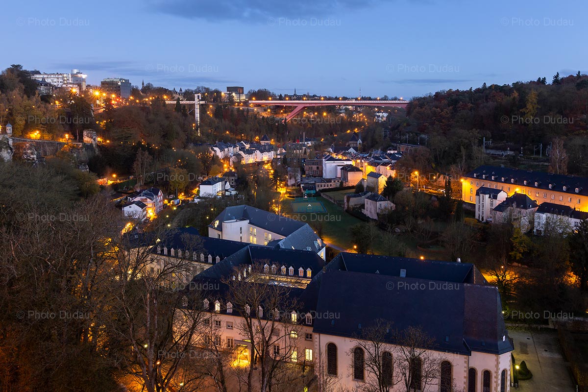 Pfaffenthal Valley evening