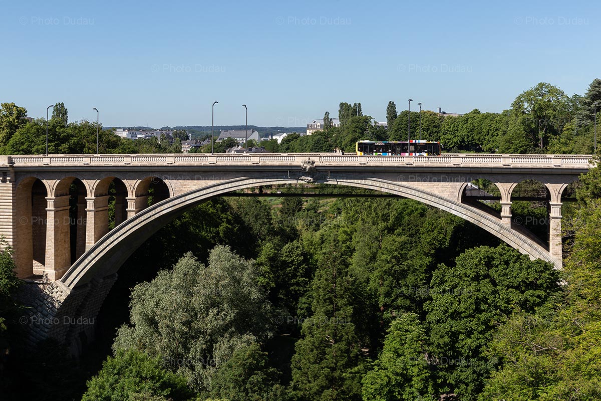 Pont Adolphe bridge in Luxembourg – Stock Images Luxembourg