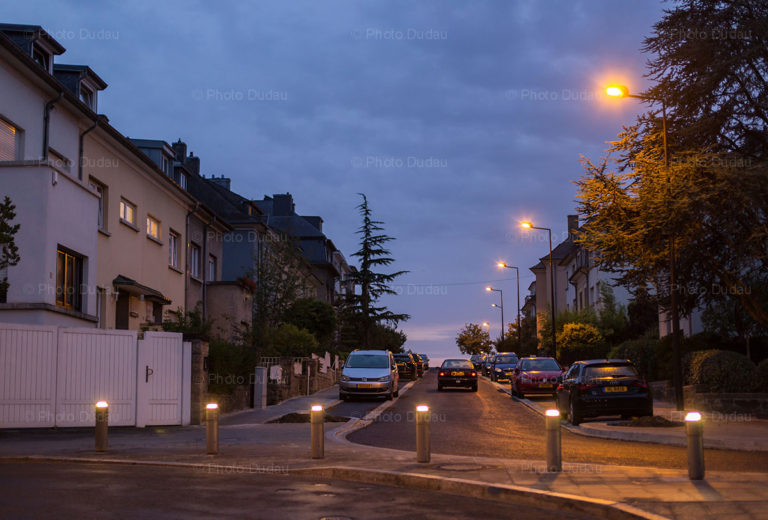 Evening in Belair, Luxembourg Stock Images Luxembourg