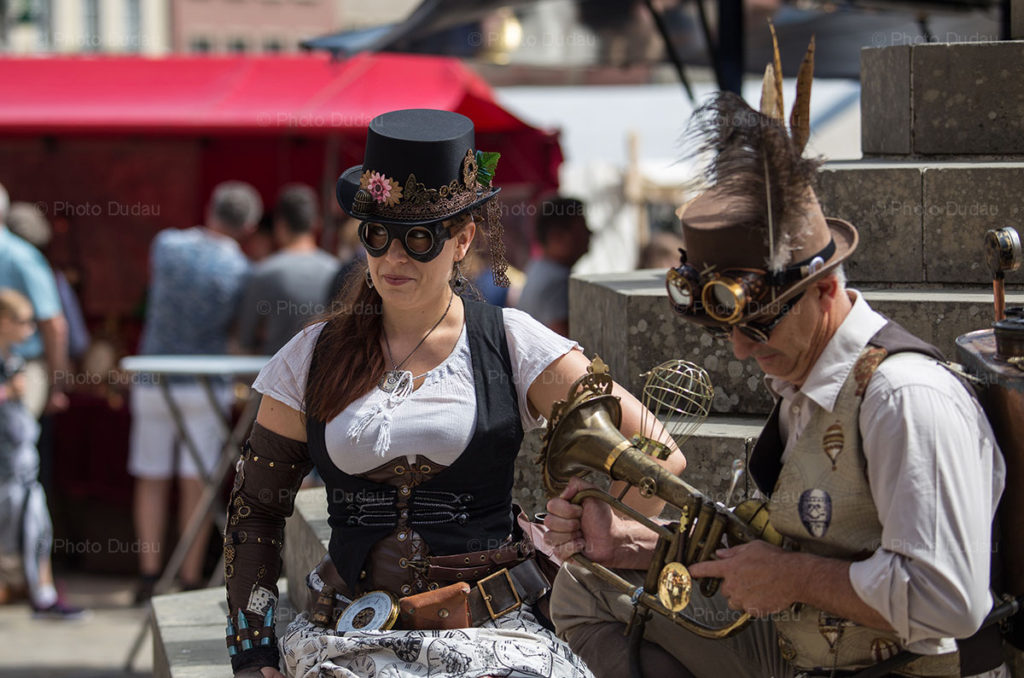 Steampunk convention Stock Images Luxembourg