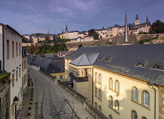 old town in Luxembourg city