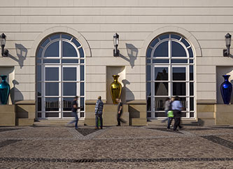 administrative buildings in Cite Judiciare