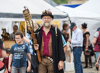 SteamPunk convention in Echternach, Luxembourg